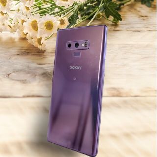 新品未使用 note9 512gb ブルー パープル