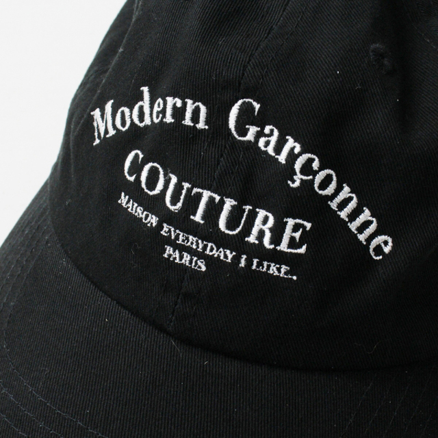 DEUXIEME CLASSE(ドゥーズィエムクラス)の2021AW Deuxieme Classe ドゥーズィエムクラス Modern Garconne CAP/ブラック キャップ 帽子-.【2400013200158】 レディースの帽子(キャップ)の商品写真