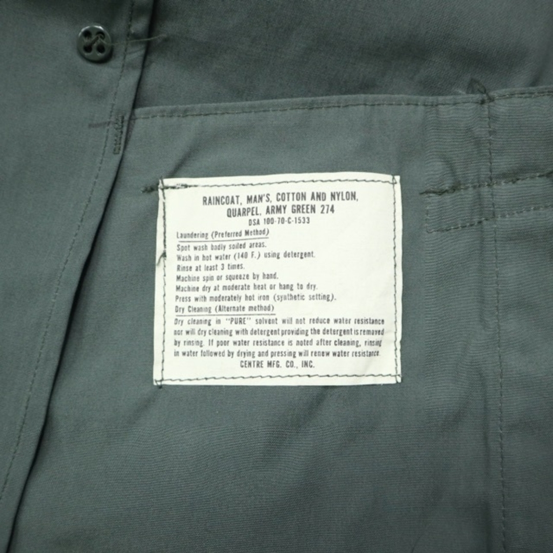 デッドストック 70s ビンテージ US ARMY トレンチ コート デッドストック 70s ビンテージ US ARMY トレンチ コート