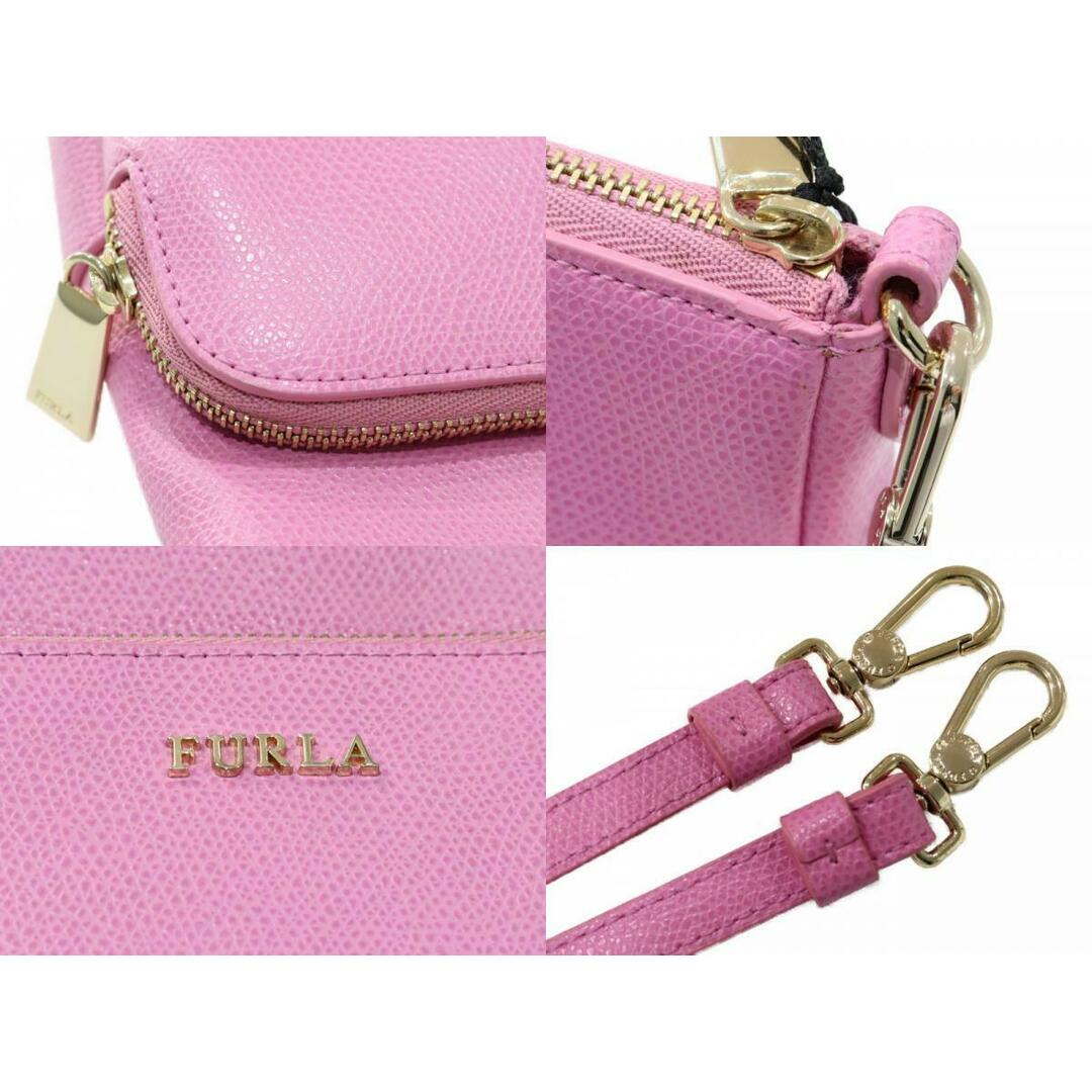 【☆未使用品☆】【布袋あり】FURLA　フルラ　リーヴァ　ショルダーバッグ　ピンク　レディース　シンプル　コンパクト　プレゼント包装可 8