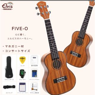 ファイブオー(FIVE O)の☆もやじ様専用☆ ウクレレ FIVE-O コンサートサイズ マホガニー材(コンサートウクレレ)