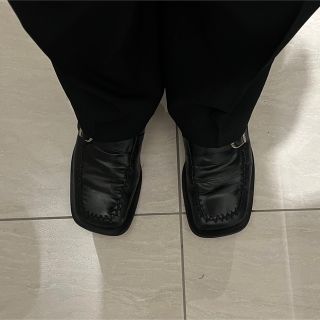 プラダ(PRADA)のPRADA スクエアトゥローファー　(ドレス/ビジネス)