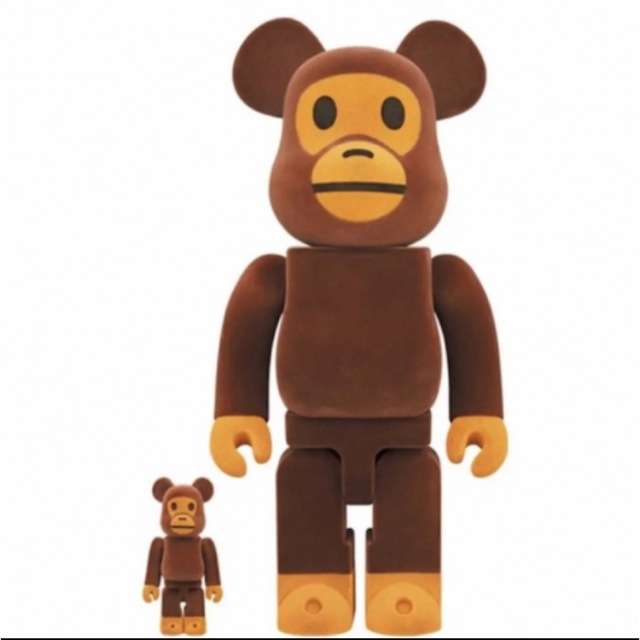 BE@RBRICK BAPE MILO Flocky ４セットサイズ100%400%4セット