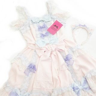 アンジェリックプリティー(Angelic Pretty)のアンジェリックプリティー ジェラートパーティフリル ジャンパースカート タグ付き(その他)