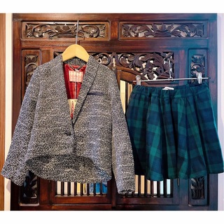 スコッチアンドソーダ(SCOTCH & SODA)のスコッチアンドソーダ スーツ ツイード ジャケット セットアップ フォーマル(ドレス/フォーマル)