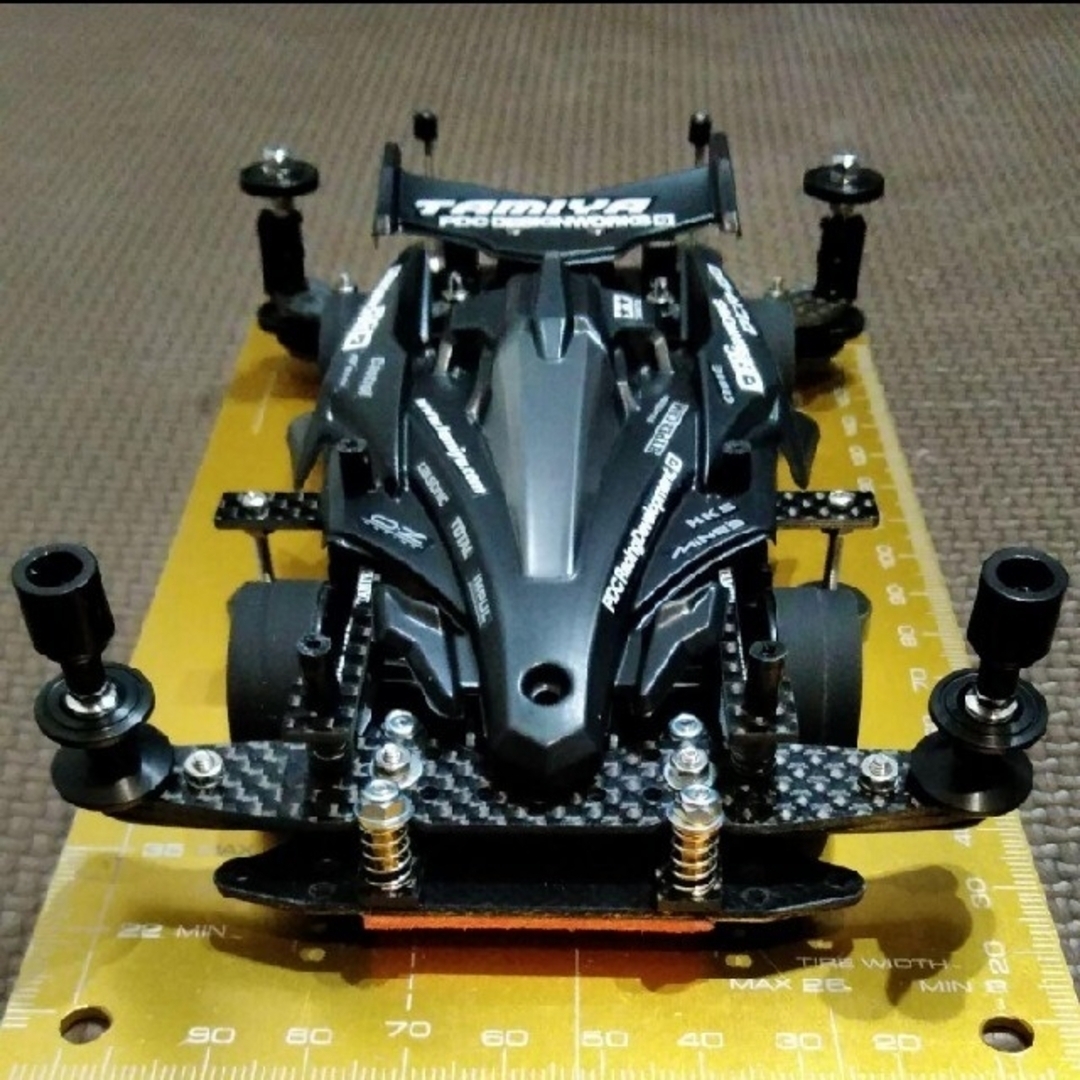 ミニ四駆 完成品 アバンテMKⅢ アズール Matt Black Specialの ミニ四駆 完成品 アバンテMKⅢ アズール Matt Black Specialの