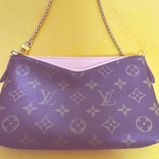高級品市場 LOUIS VUITTON パラスクラッチ ローズプードル ルイ