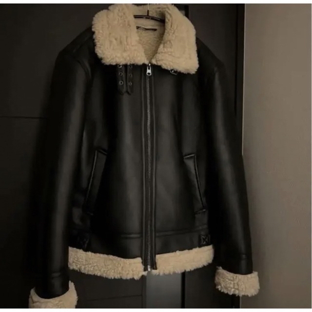 ZARA - 【即発送】ZARA ムートンジャケット ダブルフェイスジャケット