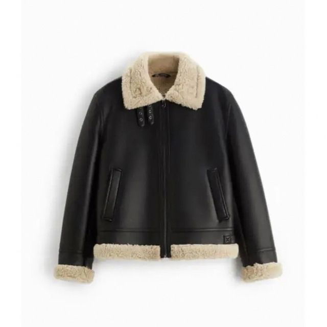ZARA - 【即発送】ZARA ムートンジャケット ダブルフェイスジャケット