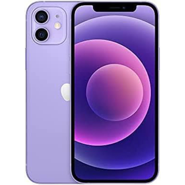 良好品】 - Apple アップル au パープル 128GB iPhone12