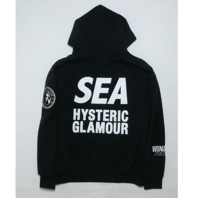 HYSTERIC GLAMOUR WIND AND SEA パーカー 黒 M