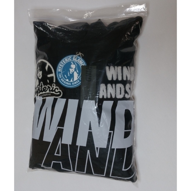 HYSTERIC GLAMOUR HYSTERIC GLAMOUR × WIND AND SEA パーカー黒 Mの