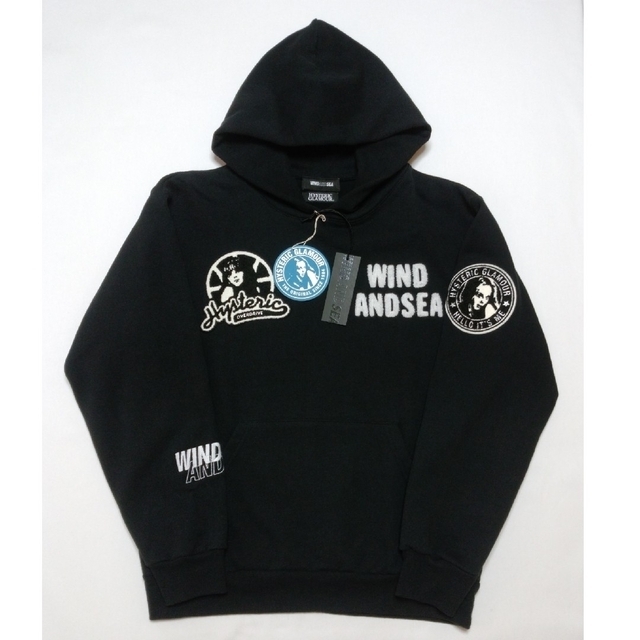 HYSTERIC GLAMOUR × WIND AND SEA パーカー黒 M | フリマアプリ ラクマ HYSTERIC GLAMOUR × WIND AND SEA パーカー黒 M | フリマアプリ ラクマ