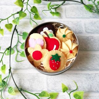 🍓フェルトおままごと🍓　クッキー　ハンドメイド　新品未使用(おもちゃ/雑貨)