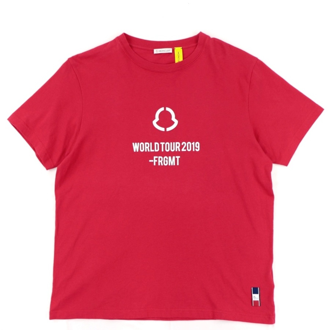 美品 モンクレール ジーニアス WORLD TOUR 2019 半袖Ｔシャツ メンズ 赤 S 藤原ヒロシ 7 MONCLER GENIUS