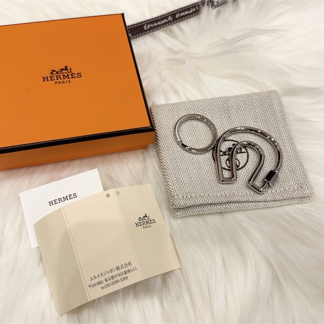 人気激安 - Hermes 【新品未使用】キーホルダー エルメス 黒 馬蹄