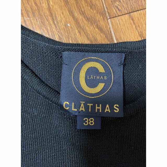 CLATHAS(クレイサス)のクレイサス　ノースリーブニット　38サイズ レディースのトップス(ニット/セーター)の商品写真