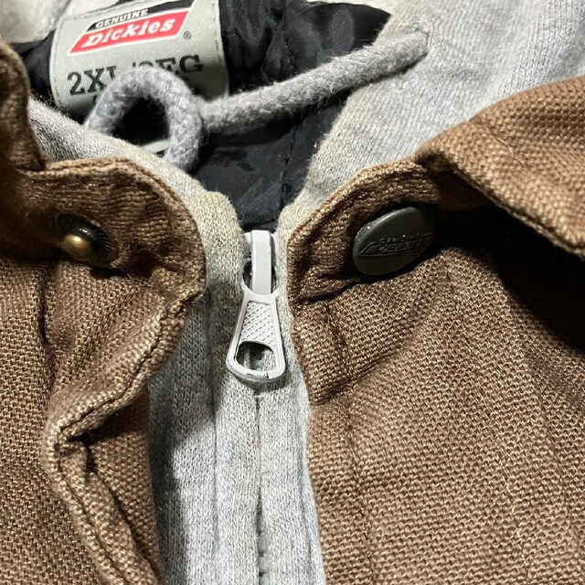 Dickies - 【Dickies】 フード付き レイヤードダック地ワーク