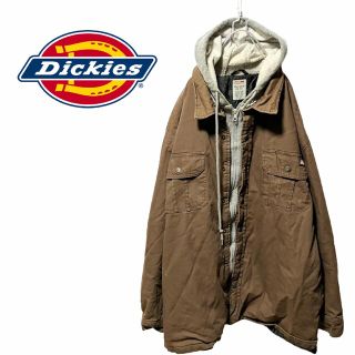 ディッキーズ(Dickies)の【Dickies】 フード付き レイヤードダック地ワークジャケット A-325(ブルゾン)