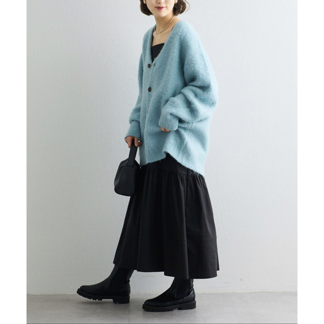 MINEDENIM シャギーコットンニットカーディガン 木村拓哉着用
