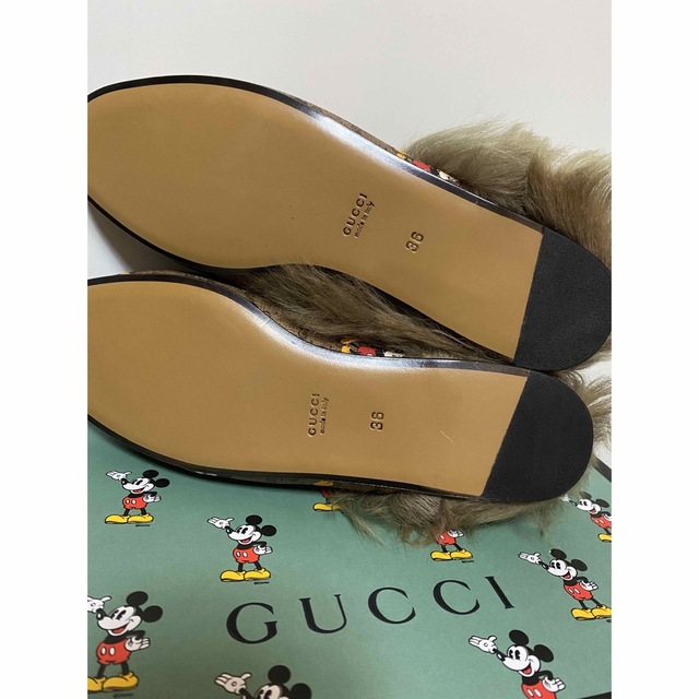 Gucci(グッチ)の新品未使用 GUCCI×Disney プリンスタウン ミッキー 36 レディースの靴/シューズ(サンダル)の商品写真