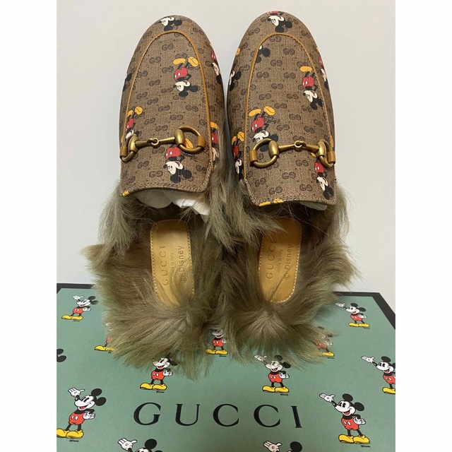 Gucci(グッチ)の新品未使用 GUCCI×Disney プリンスタウン ミッキー 36 レディースの靴/シューズ(サンダル)の商品写真