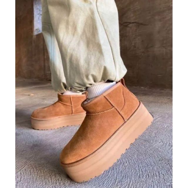 UGG - UGG クラシックウルトラミニプラットフォーム 24cm チェスナット