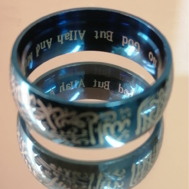 【SALE】リング メンズ アクセサリー ブルー おしゃれ 青色 指輪 20号 レディースのアクセサリー(リング(指輪))の商品写真