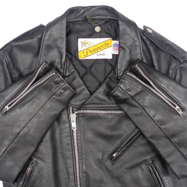 schott - Schott ショット ライダースジャケット ダブル メンズ L 黒