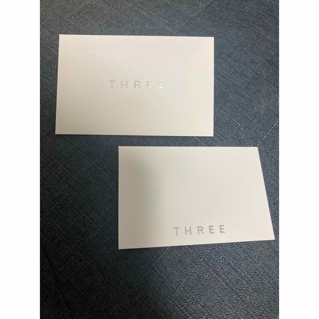 THREE(スリー)のTHREE メッセージカード ハンドメイドの文具/ステーショナリー(カード/レター/ラッピング)の商品写真