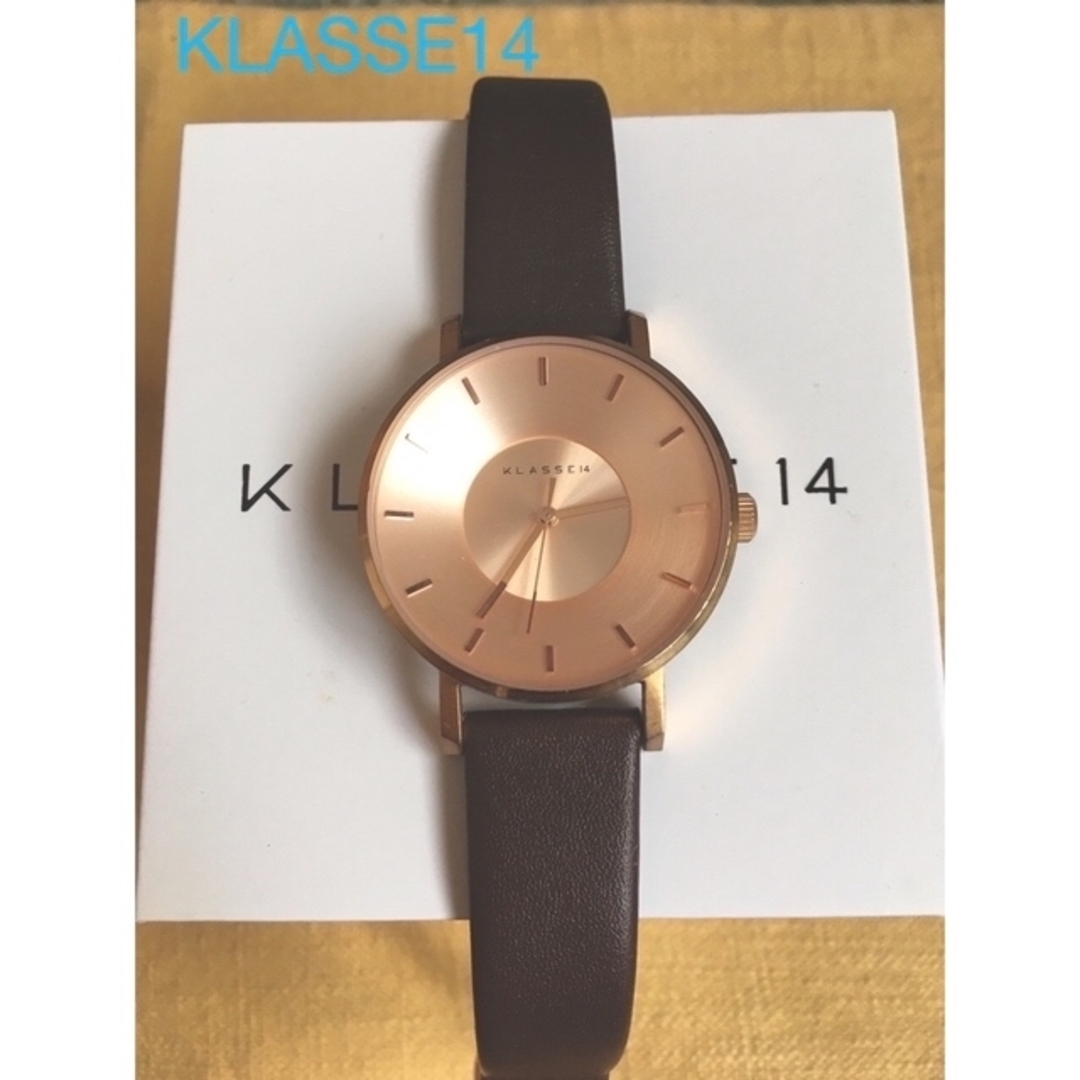 【KLASSE14】クラス14 腕時計 レディース 36mm 革ベルト 完売品 レディースのファッション小物(腕時計)の商品写真