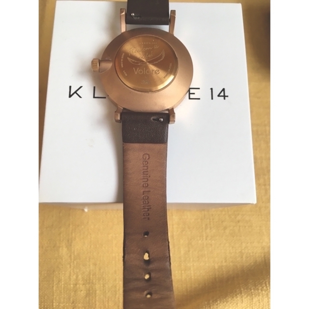 【KLASSE14】クラス14 腕時計 レディース 36mm 革ベルト 完売品 レディースのファッション小物(腕時計)の商品写真