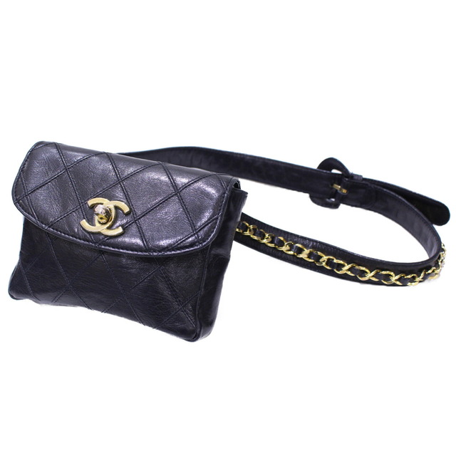 流行 【布袋あり】CHANEL ウエストポーチ A1600 ラムスキン ブラック ゴールド金具 チェーンベルト レディース シンプル ギフト プレゼント包装可 【中古】 松前R56号店 ボディバッグ+ウエストポーチ 流行 【布袋あり】CHANEL ウエストポーチ A1600 ラムスキン ブラック ゴールド金具 チェーンベルト レディース シンプル ギフト プレゼント包装可 【中古】 松前R56号店 ボディバッグ+ウエストポーチ