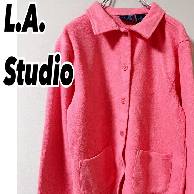 90's L.A.Studio レディース ボタン コート ジャケット