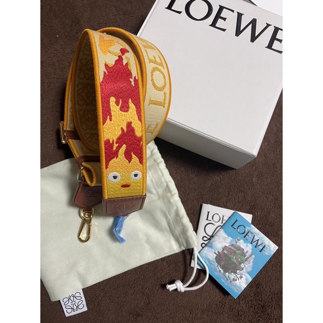 LOEWE - ロエベ ×ハウルの動く城 ストラップ(アナグラムジャカード&カーフ)の通販 by Kico's shop｜ロエベならラクマ