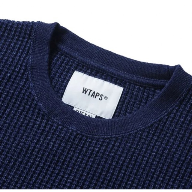 新品 Wtaps AII Sweater Waffle LS Indigo S