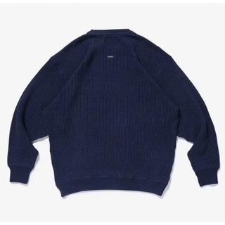 新品 Wtaps AII Sweater Waffle LS Indigo S