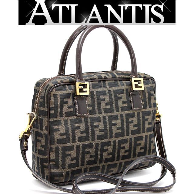 FENDI/フェンディ】 ズッカ柄 2wayハンドバッグ ショルダーバッグ-
