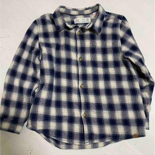 ザラキッズ(ZARA KIDS)のZARA チェックシャツ(Tシャツ/カットソー)