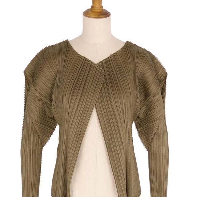 美品✨PLEATS PLEASE プリーツプリーズ イッセイミヤケ カーディガン-