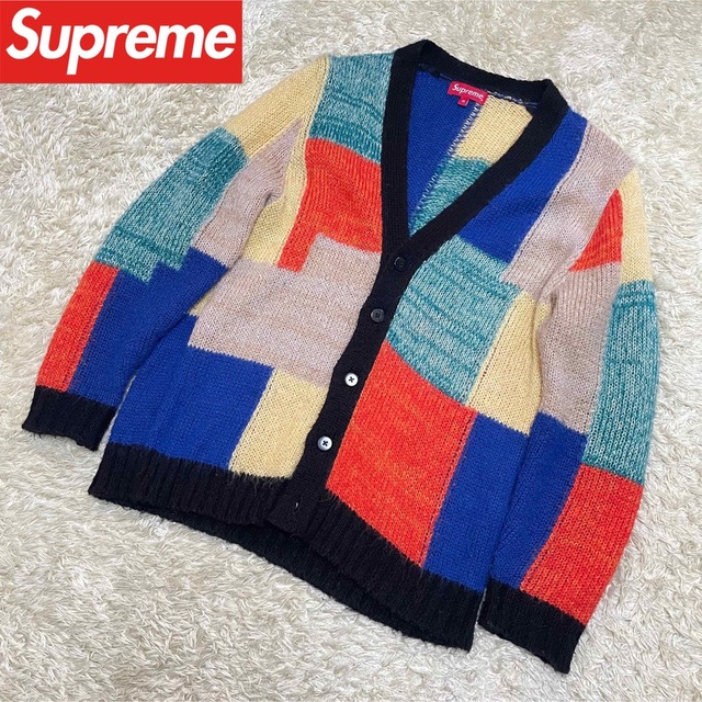 Supreme Patchwork Mohair Cardigan seven-health.com