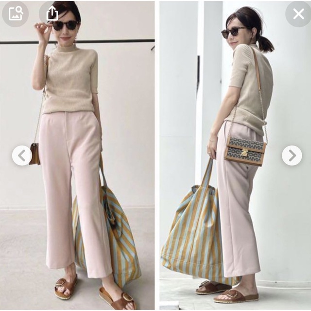 L'Appartement DEUXIEME CLASSE(アパルトモンドゥーズィエムクラス)の Cropped Pants  レディースのパンツ(クロップドパンツ)の商品写真