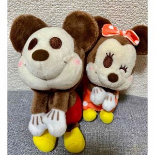 ディズニー(Disney)のミッキー　ミニー　ぬいぐるみ(ぬいぐるみ)