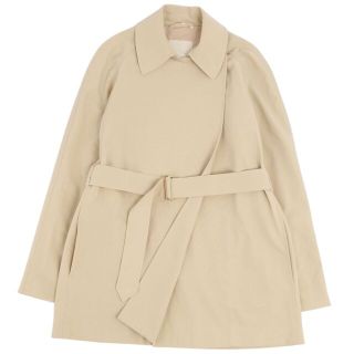 マックスマーラ(Max Mara)の美品 マックスマーラ S Max Mara コート トレンチコート ハーフ丈 1ボタン アウター レディース JI38 USA4 FB36(S相当) ベージュ(トレンチコート)