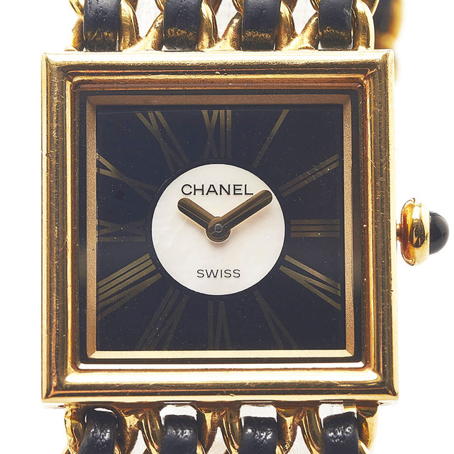 売れ筋ランキングも H0006 腕時計 マドモアゼル シャネル - CHANEL クオーツ 【1-0086802】 CHANEL レディース イエローゴールド K18YG ブラック・シェル文字盤 腕時計 売れ筋ランキングも H0006 腕時計 マドモアゼル シャネル - CHANEL クオーツ 【1-0086802】 CHANEL レディース イエローゴールド K18YG ブラック・シェル文字盤 腕時計