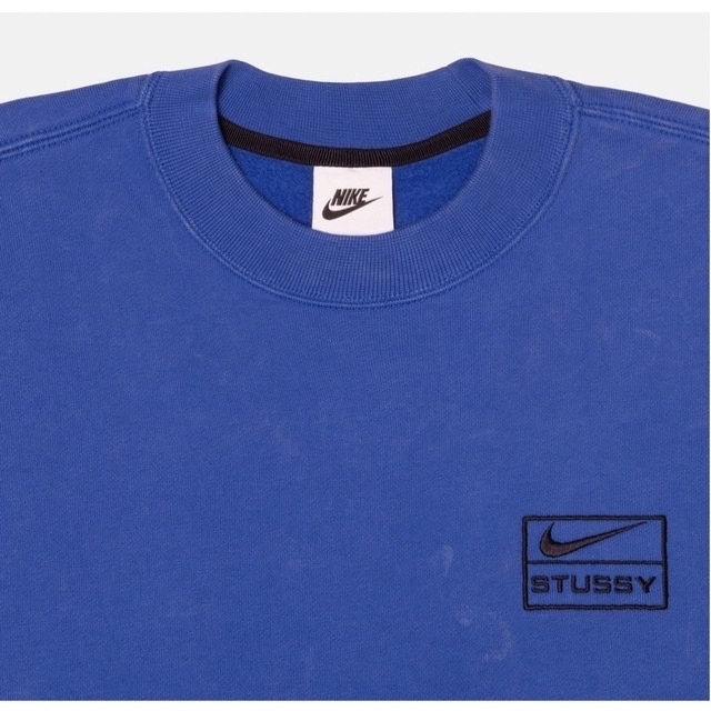 STUSSY - STUSSY & NIKE CREW SWEATSHIRT BLUE XLサイズの通販 by でぶ ...