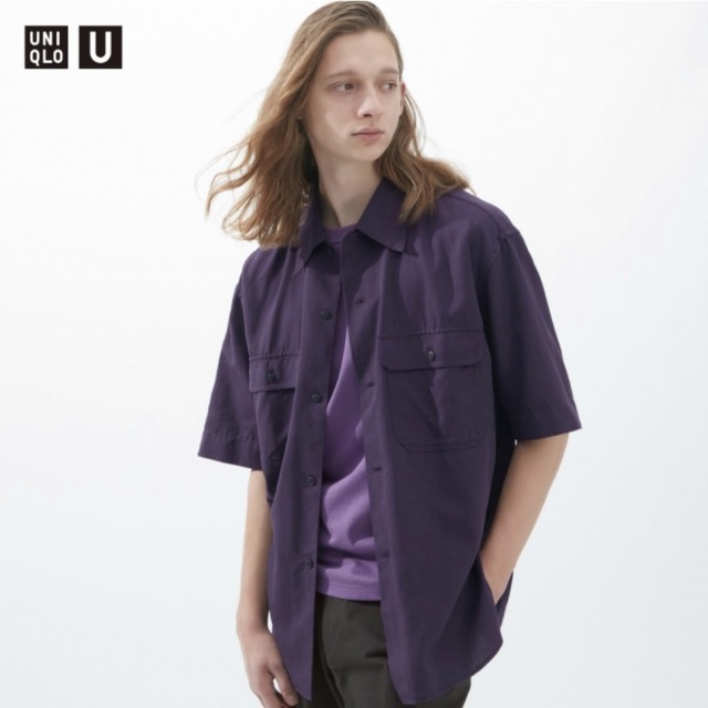 UNIQLO(ユニクロ)のUNIQLO U オーバーサイズワークシャツ メンズのトップス(シャツ)の商品写真