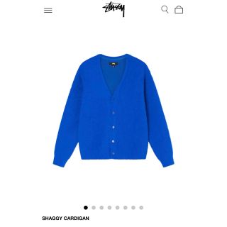 ステューシー(STUSSY)のstussy shaggy cardigan(カーディガン)