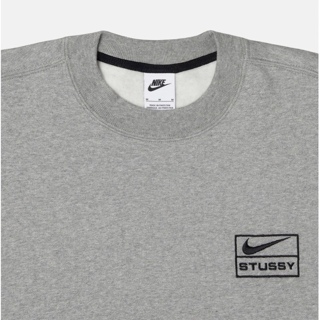 新品！NIKE Stussy Crewneck Sweat Grey