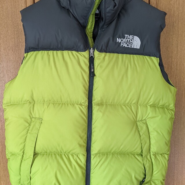 THE NORTH FACE - ザ ノースフェイス ダウンベスト ヌプシ 700 M 黄緑 ...